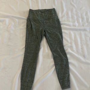 Green leggings, size small